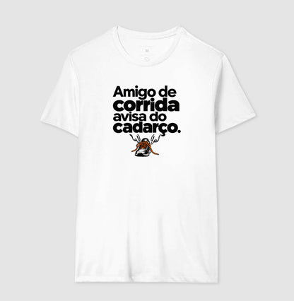 Camiseta Unissex - Cuidado Pequeno, Masculino, Branca