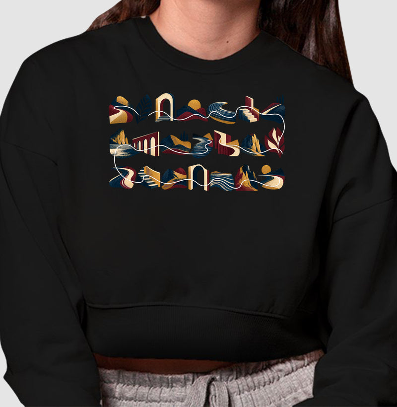 Cropped Moletom - Meia História