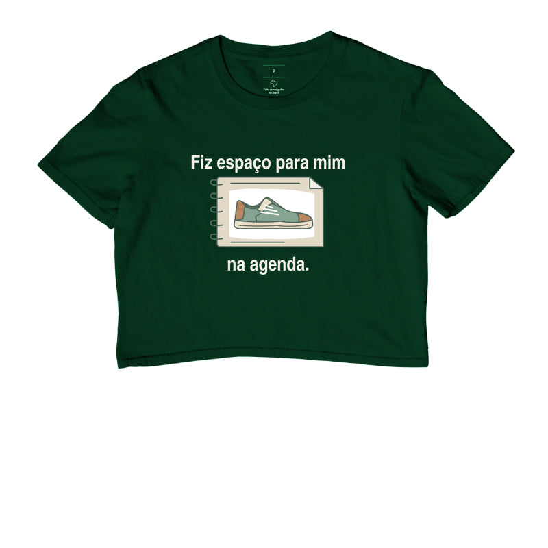 Cropped - Agenda com Espaço, Verde
