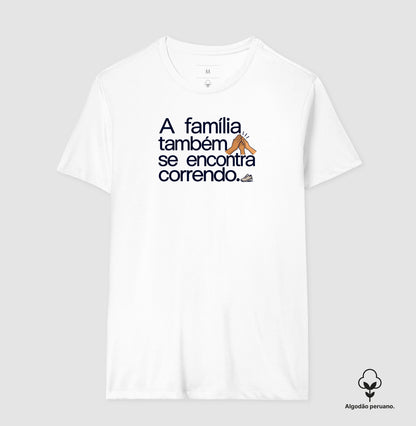 Camiseta Algodão Peruano - Família na Calçada