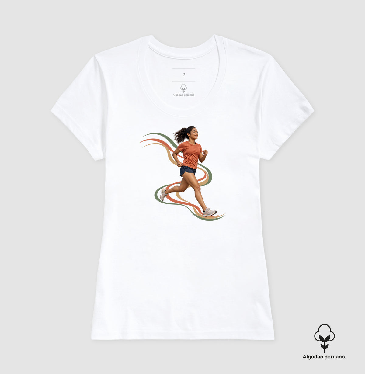 Camiseta Algodão Peruano - Clube Invisível