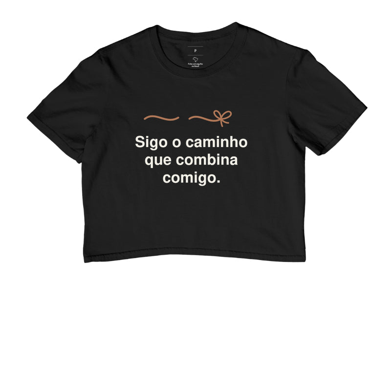 Cropped - Caminho que Combina, Preta