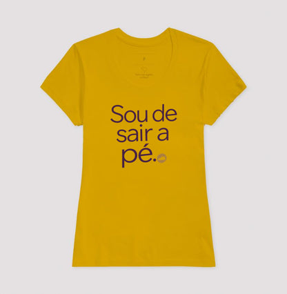 Camiseta Unissex - Gosto de Ir a Pé
