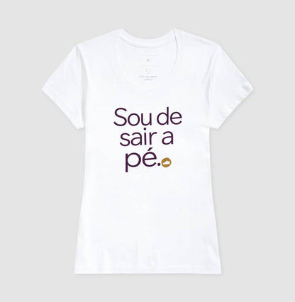 Camiseta Unissex - Gosto de Ir a Pé