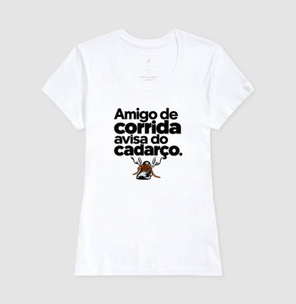 Camiseta Unissex - Cuidado Pequeno, Feminino, Branca
