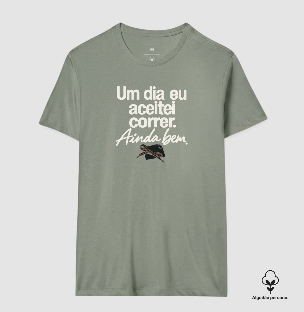 Camiseta Algodão Peruano - Primeiro Convite, Masculino, Verde Oliva