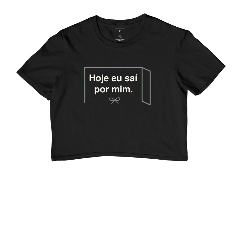 Cropped - Saída por Mim, Preta