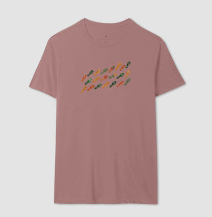 Camiseta Unissex - Passos que Ficaram, Masculino, Rosa
