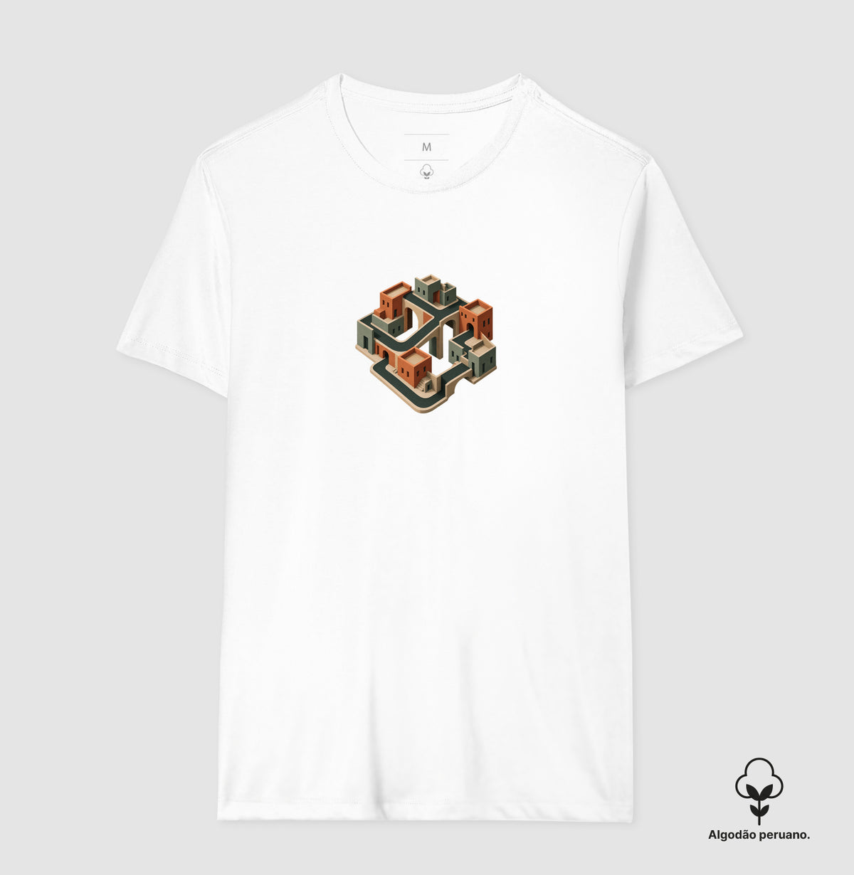 Camiseta Algodão Peruano - Quarteirão Infinito