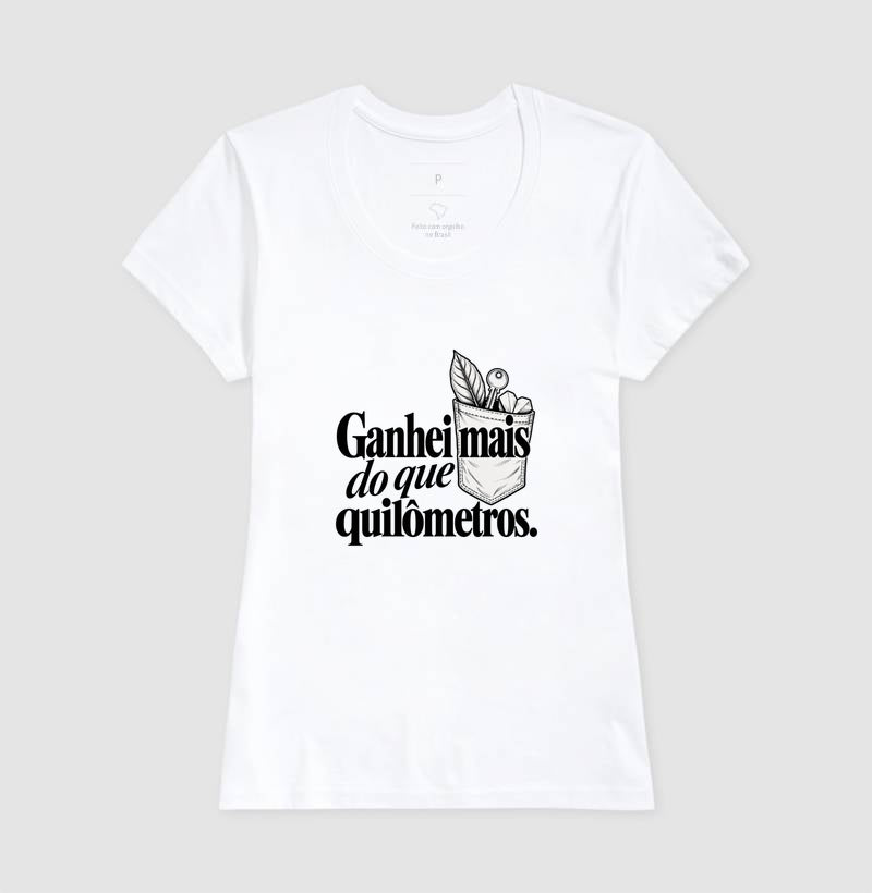 Camiseta Unissex - Conquista de Rua — Feminino, Branca