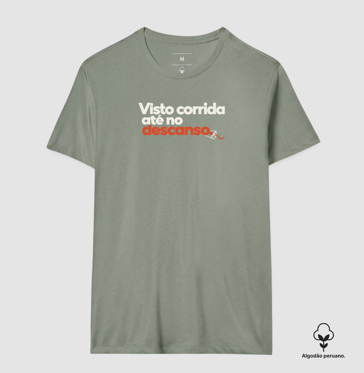 Camiseta Algodão Peruano - Corrida no Guarda-Roupa