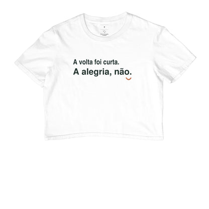 Cropped - Alegria Maior, Branca