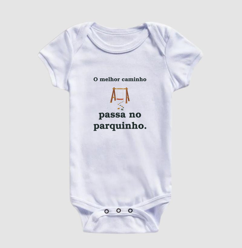 Body Infantil - Caminho do Parquinho, Branca