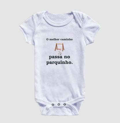 Body Infantil - Caminho do Parquinho, Branca