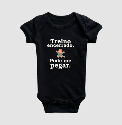 Body Infantil - Hora de Pegar, Preta