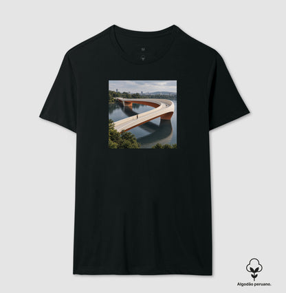 Camiseta Algodão Peruano - Pontes e Voltas