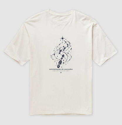 Camiseta Oversized - Constelação de passadas
