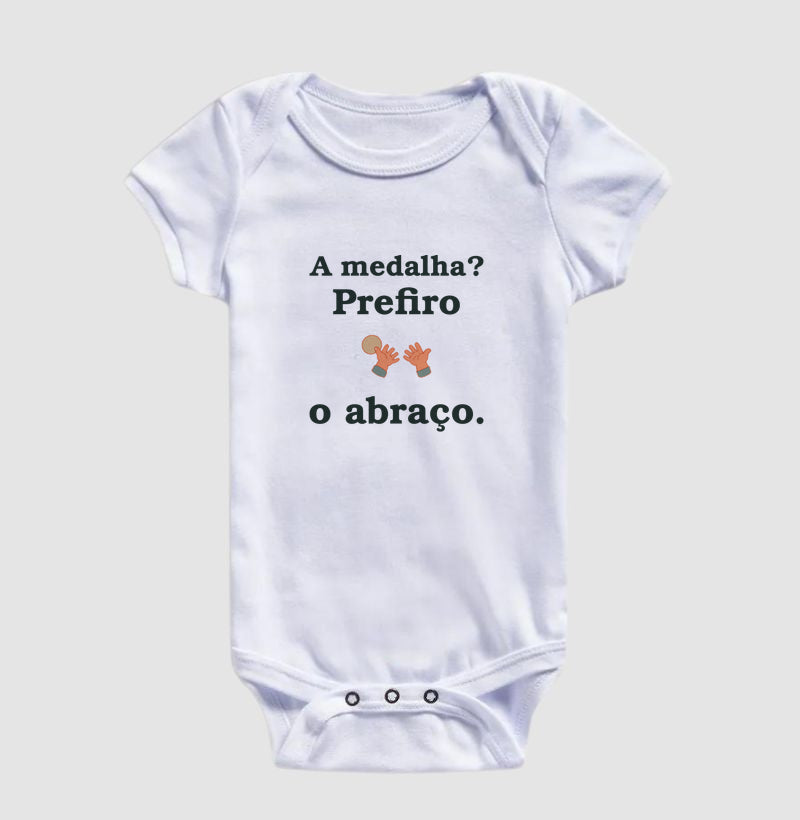Body Infantil - Prêmio de Colo, Branca