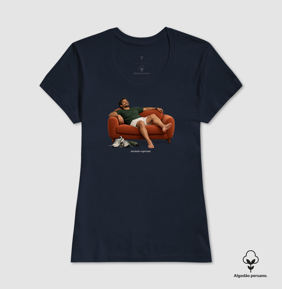 Camiseta Algodão Peruano - Recuperação Ativa