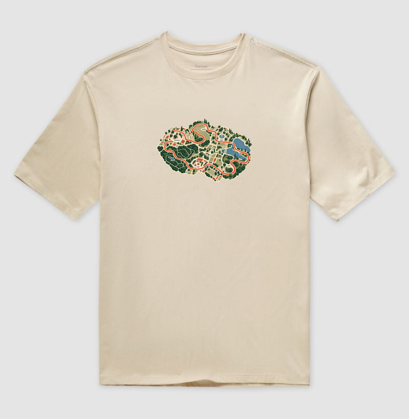 Camiseta Oversized - Mapa do Corre