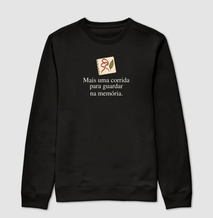 Suéter Moletom - História no Peito, Preta