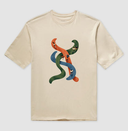 Camiseta Oversized - Rotas que se Cruzam