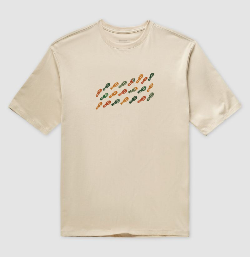 Camiseta Oversized - Passos que Ficaram