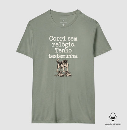 Camiseta Algodão Peruano - Relógio em Casa