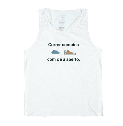 Regata Unissex - Céu Aberto, Branca