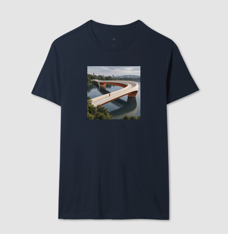 Camiseta Unissex - Pontes e Voltas