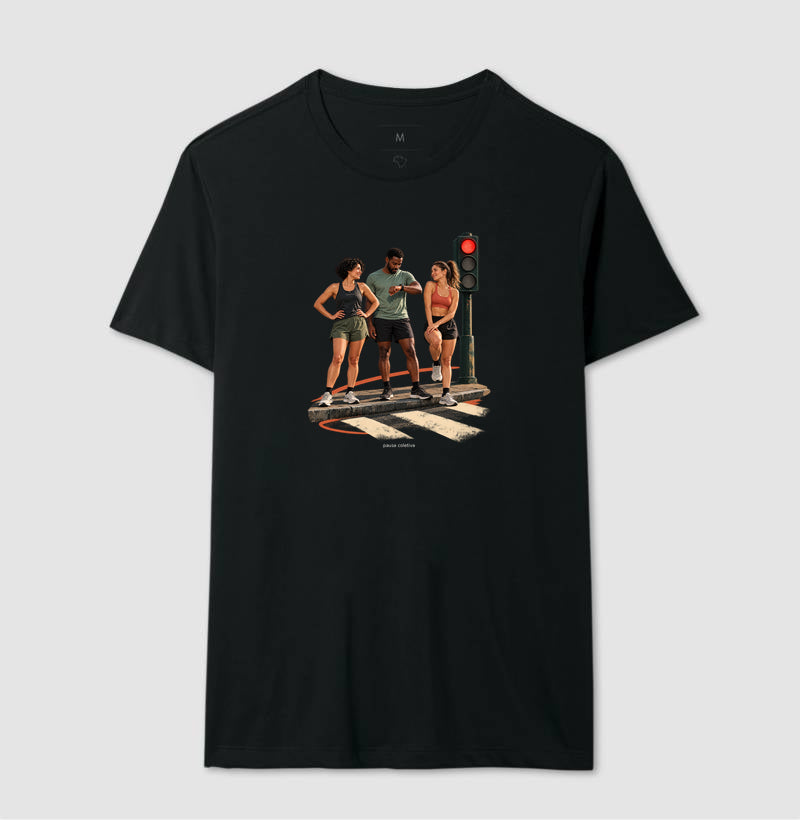 Camiseta Unissex - Semáforo Vermelho