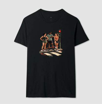 Camiseta Unissex - Semáforo Vermelho