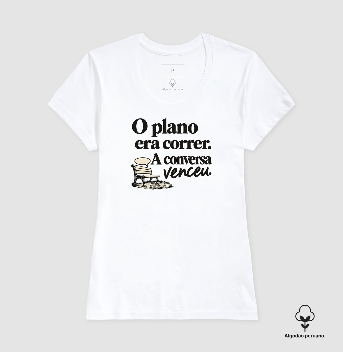 Camiseta Algodão Peruano - Planejamento Generoso
