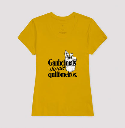 Camiseta Unissex - Conquista de Rua — Feminino, Amarelo