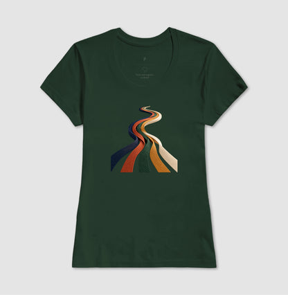 Camiseta Unissex - Quilômetros Compartilhados, Feminino, Verde