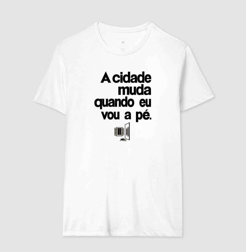 Camiseta Unissex - Outro Olhar, Masculino, Branca