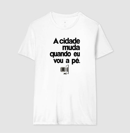 Camiseta Unissex - Outro Olhar, Masculino, Branca