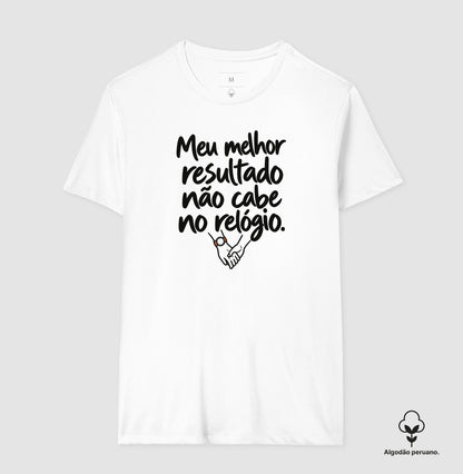 Camiseta Algodão Peruano - História Sem Número, Masculino, Branca