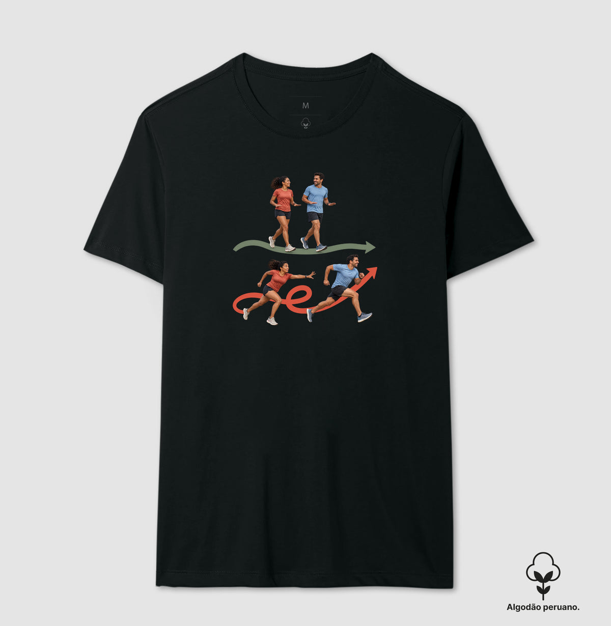 Camiseta Algodão Peruano - Pace Combinado
