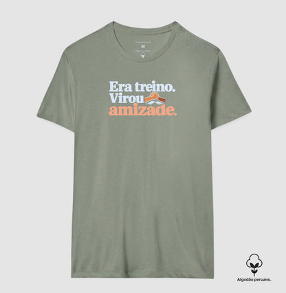 Camiseta Algodão Peruano - Amizade Salva