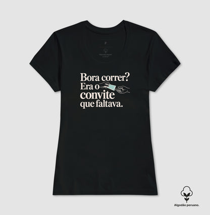 Camiseta Algodão Peruano - Convite Aceito
