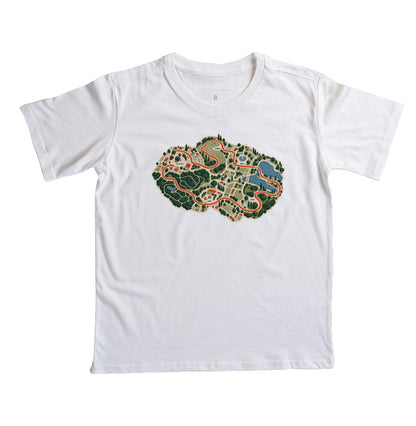 Camiseta Infantil - Mapa do Corre