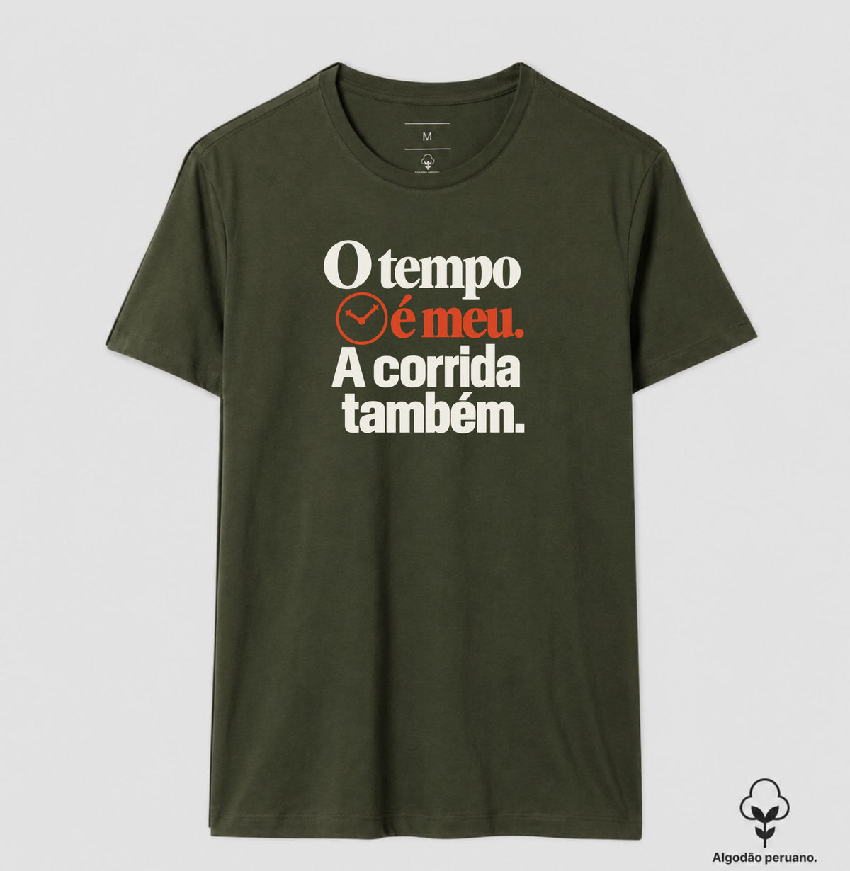 Camiseta Algodão Peruano - Hora Particular