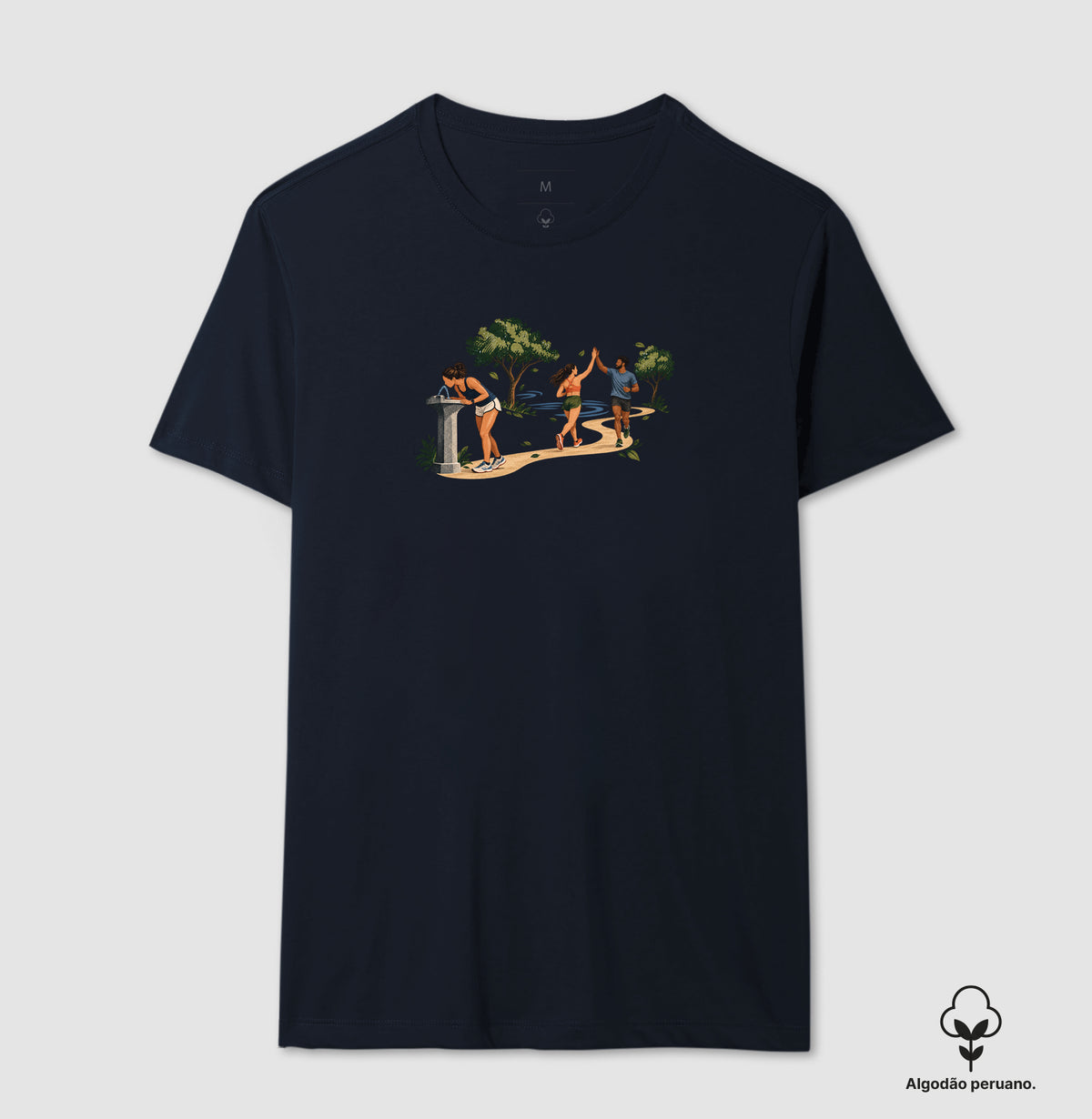 Camiseta Algodão Peruano - Primeiro Longão