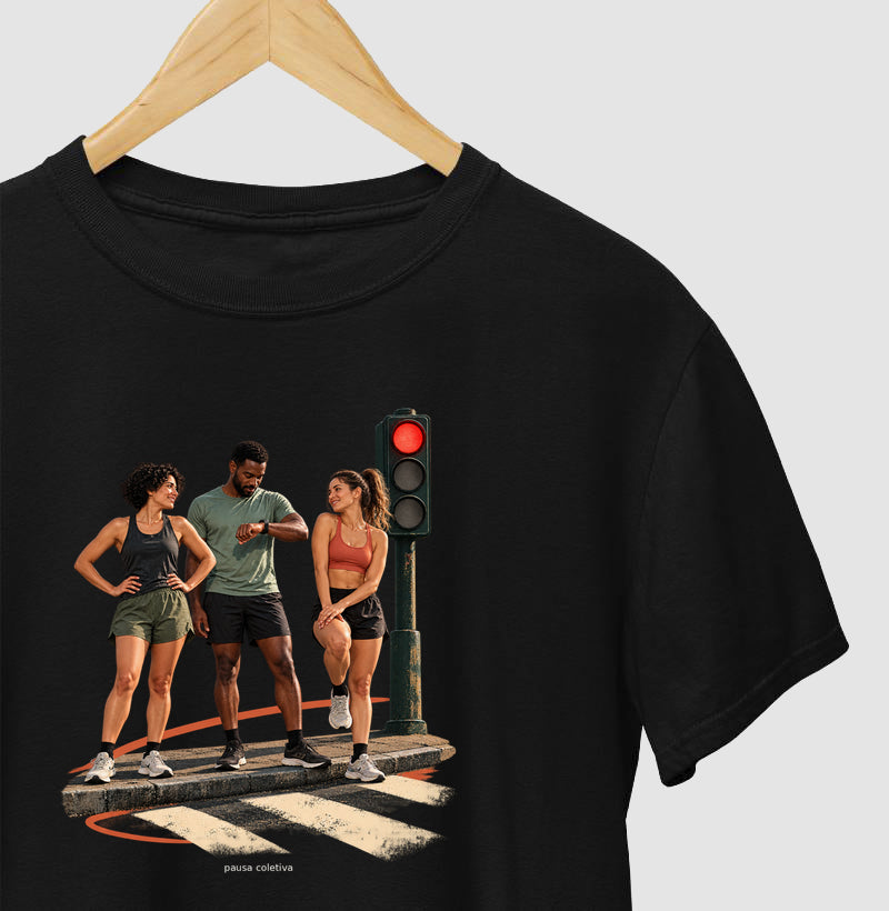 Camiseta Unissex - Semáforo Vermelho
