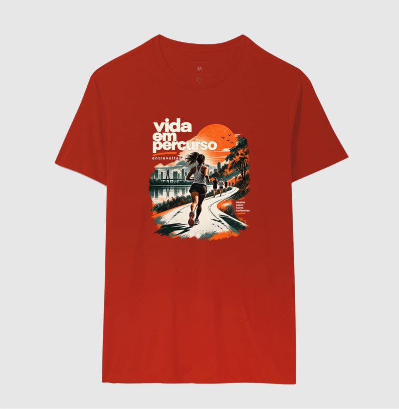 Camiseta Unissex - Vida em Percurso