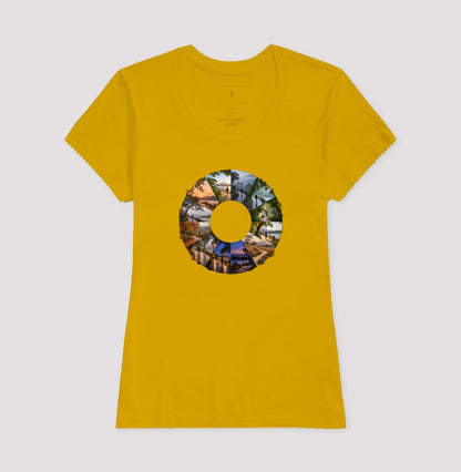Camiseta Unissex - Um Ano em Movimento, Feminino, Amarelo