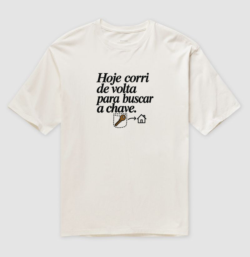 Camiseta Oversized - Chave Esquecida