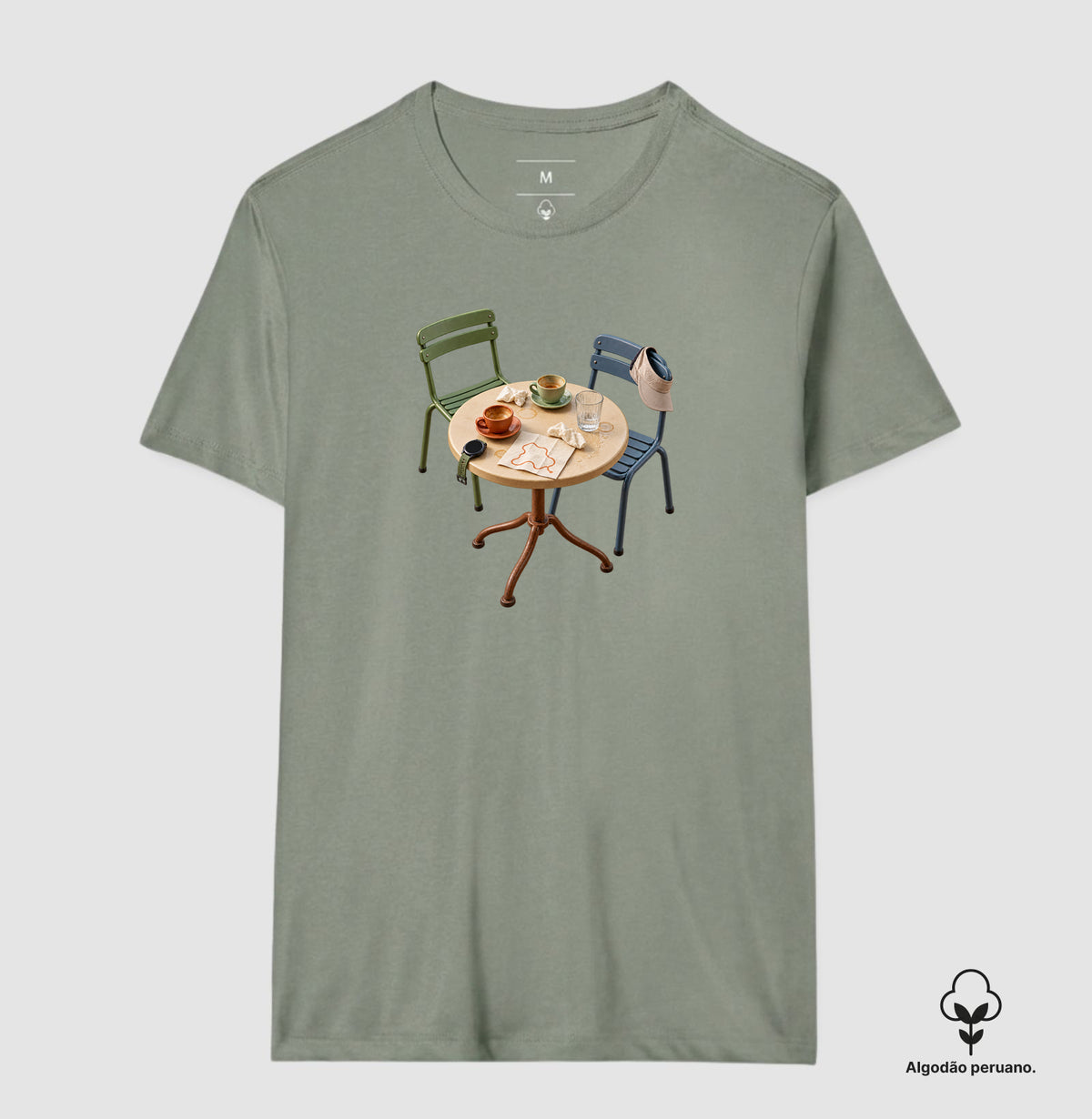 Camiseta Algodão Peruano - Mesa de Encontro