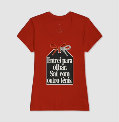Camiseta Unissex - Catálogo de Tênis